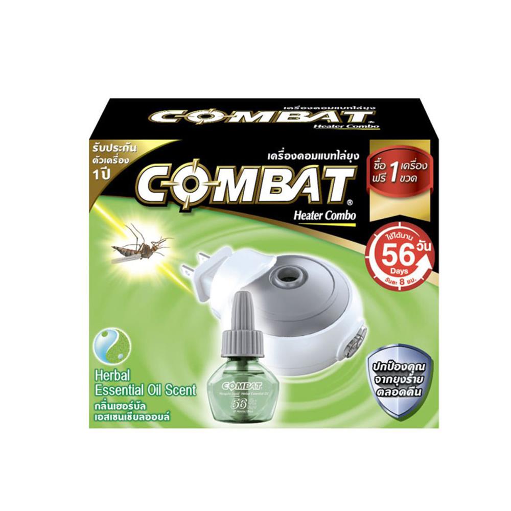 เครื่องไฟฟ้าไล่ยุง COMBAT 29 มล. HERBAL ESSENTIAL OIL