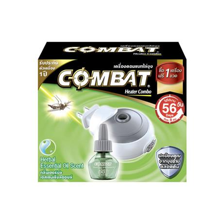 เครื่องไฟฟ้าไล่ยุง COMBAT 29 มล. HERBAL ESSENTIAL OIL_2