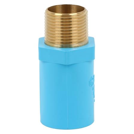 ข้อต่อเกลียวนอก PVC/BASS SCG 3/4 นิ้ว สีฟ้า_1