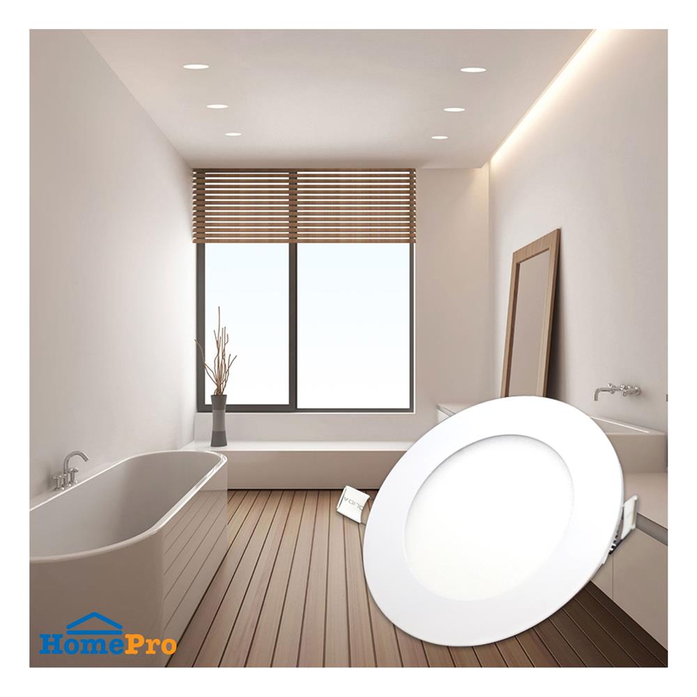 ดาวน์ไลท์ LED L&E 20-A0420 5 นิ้ว 9 วัตต์ DAYLIGHT/COOL WHITE/WARM WHITE สีขาว