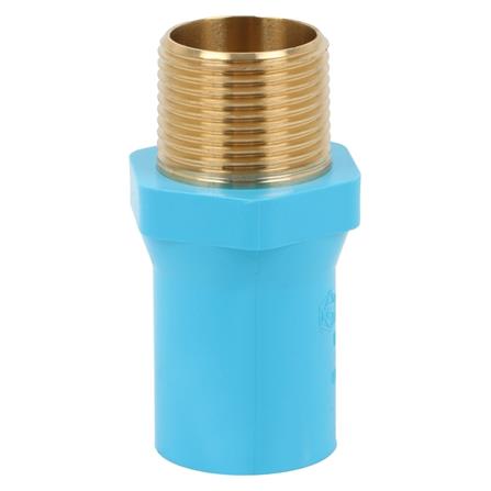 ข้อต่อเกลียวนอก PVC/BASS SCG 3/4X1/2 นิ้ว สีฟ้า_1