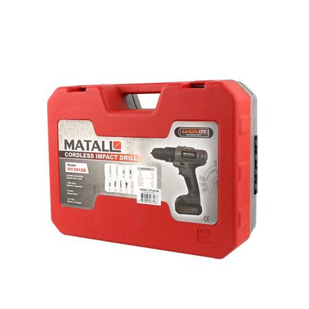 ชุดสว่านกระแทกไร้สาย (พร้อมแบตเตอรี่) MATALL MT-0512B 12 โวลต์_4