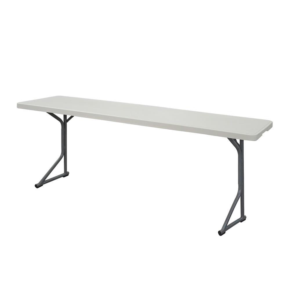 โต๊ะพับสัมมนาอเนกประสงค์ JKN HDPE 182x45 ซม. สีขาว