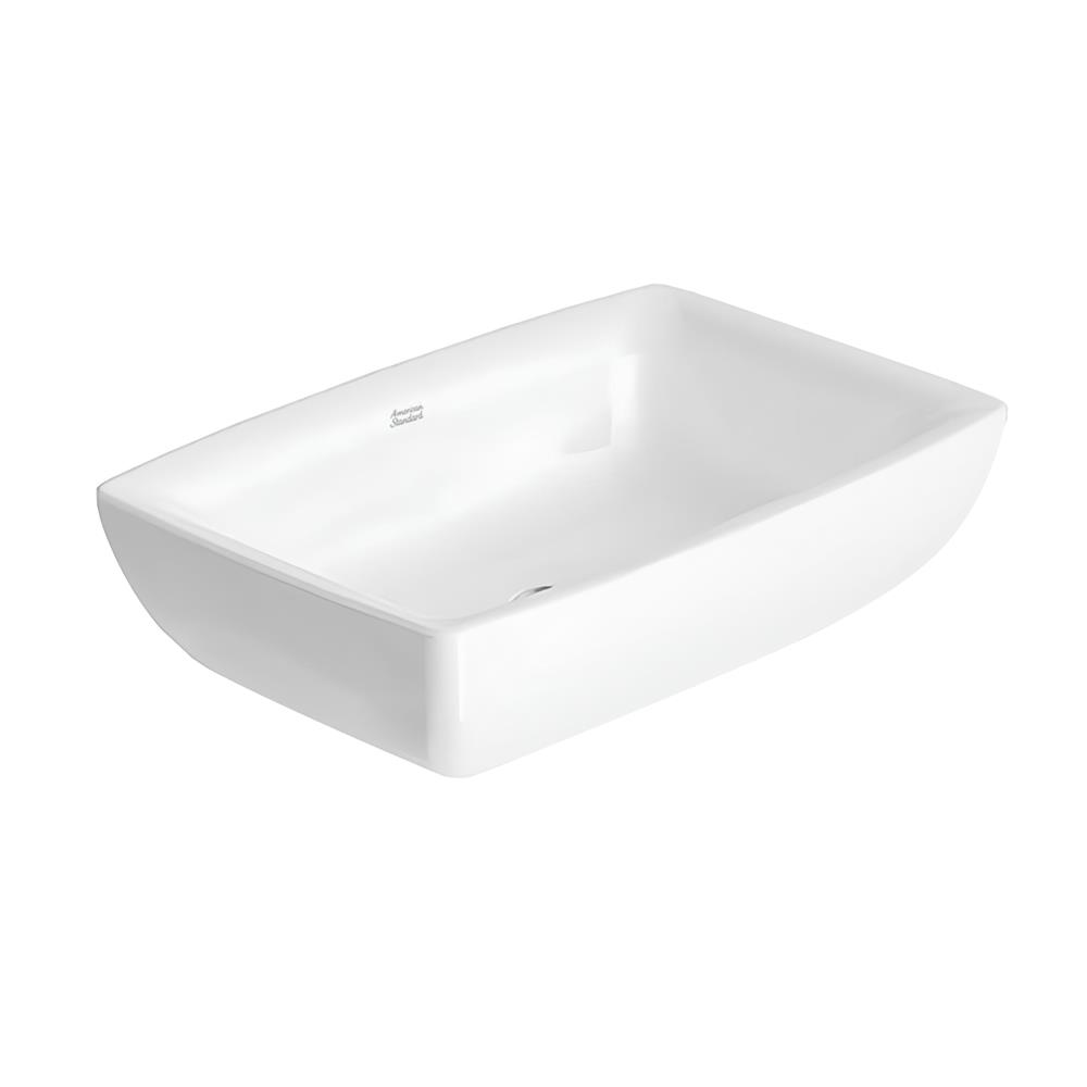 อ่างล้างหน้าวางบน AMERICAN STANDARD WP-F650-WT สีขาว