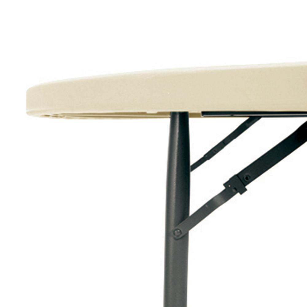 โต๊ะพับกลมอเนกประสงค์ NEWSTORM HDPE NST-120R 120 ซม. สีครีม