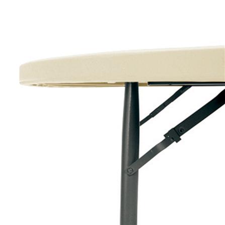 โต๊ะพับกลมอเนกประสงค์ NEWSTORM HDPE NST-120R 120 ซม. สีครีม_1