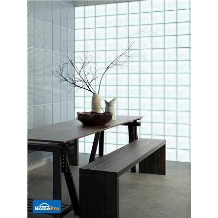 อิฐแก้ว 19x19x9 ซม. ช้างแก้ว เพชรสุริยัน สีใส_4