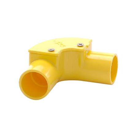 ข้อต่อโค้ง 90 องศา ฝาเปิด PVC ตราช้างNPI 1/2 นิ้ว ...