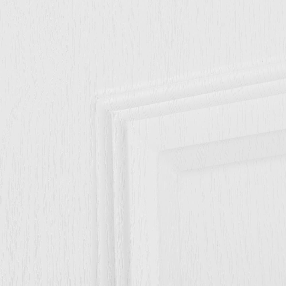 ประตูภายนอกไวนิล MODERNWOOD REVO MWR005 80X200 ซม. สีขาว เจาะลูกบิด