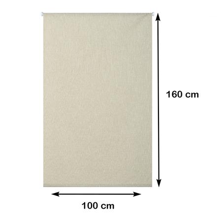 ผ้าม่านม้วน HOME LIVING STYLE  BREEZE 100x160 ซม. สีเบจ_8