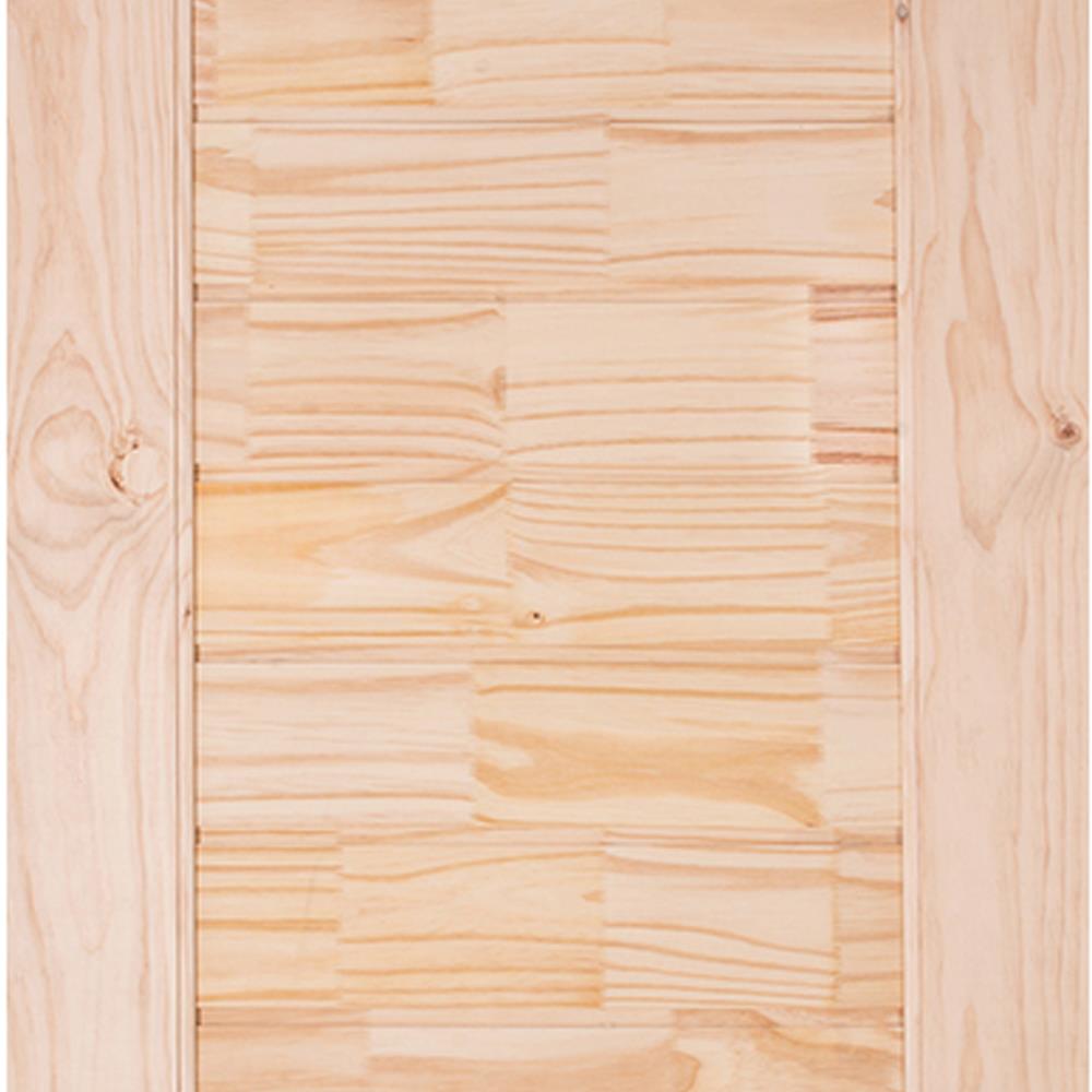 ประตูไม้สนนิวซีแลนด์ MODERN DOORS CE-04 80X200 ซม. สีธรรมชาติ ไม่เจาะลูกบิด