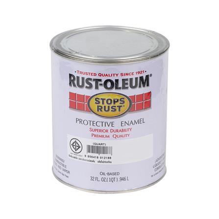 สีน้ำมัน RUST-OLEUM 168 สีขาว เงา 1/4 แกลลอน