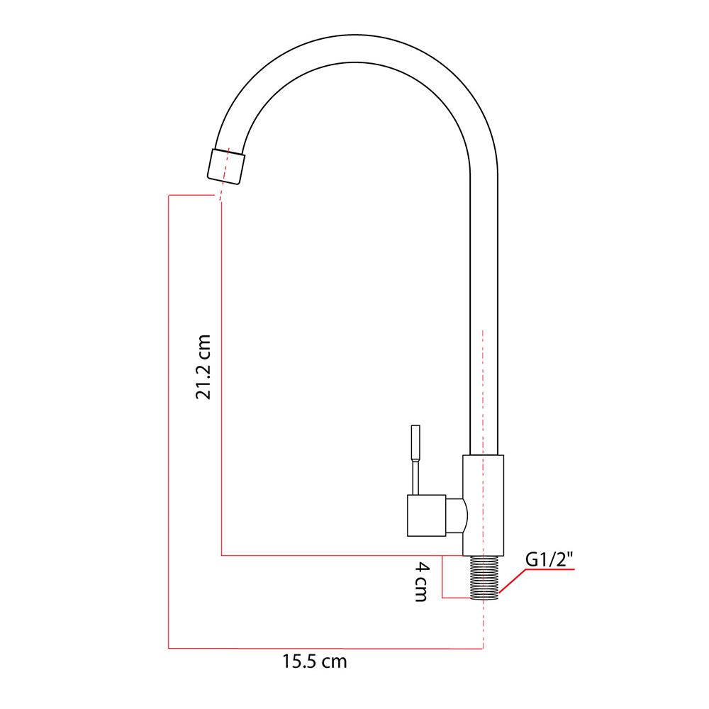 ก๊อกซิงค์เดี่ยว เคาน์เตอร์ LS-1005