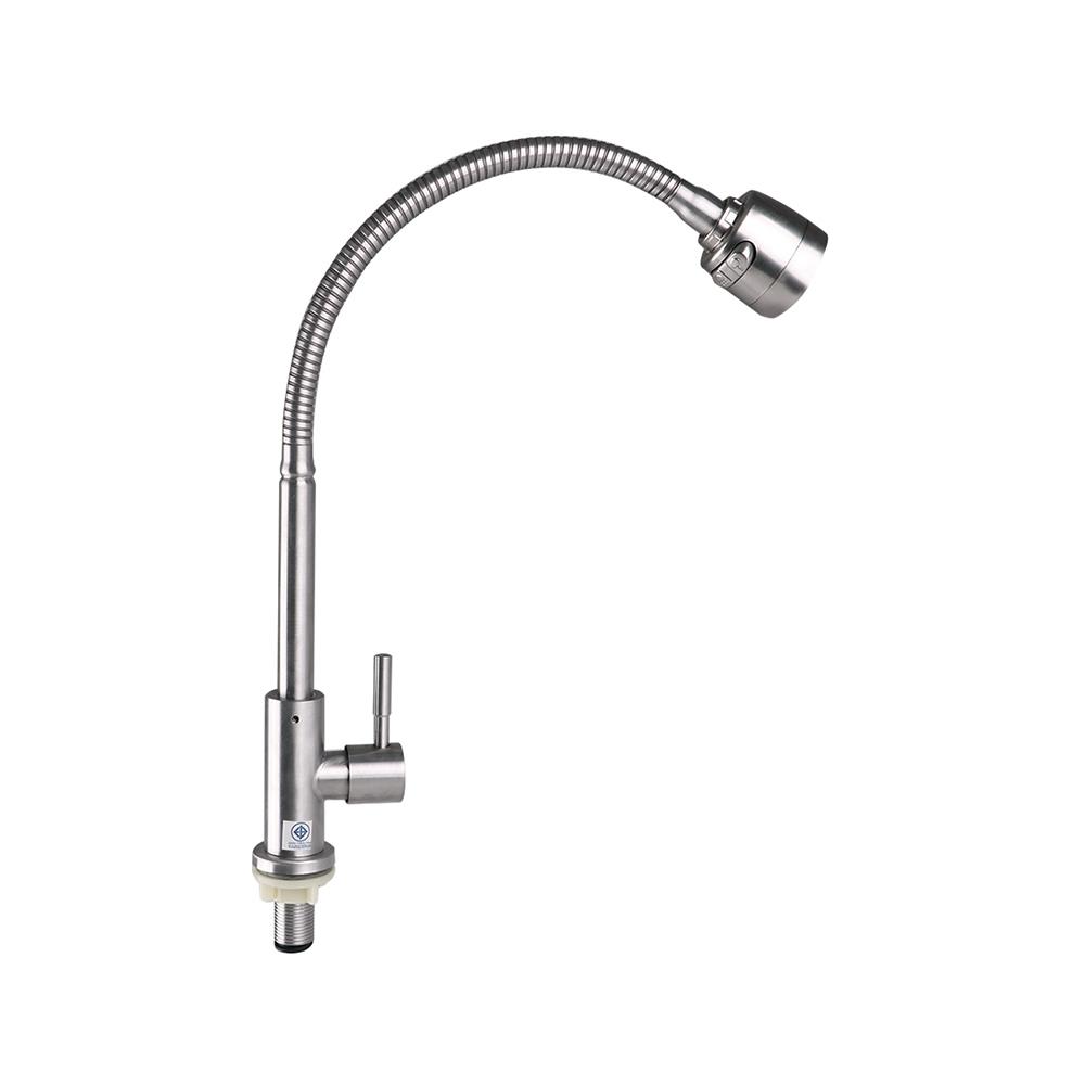 ก๊อกซิงค์ เดี่ยว เคาน์เตอร์ LUZERN LS-1006 สีโครม