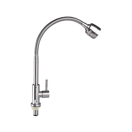 ก๊อกซิงค์ เดี่ยว เคาน์เตอร์ LUZERN LS-1006 สีโครม