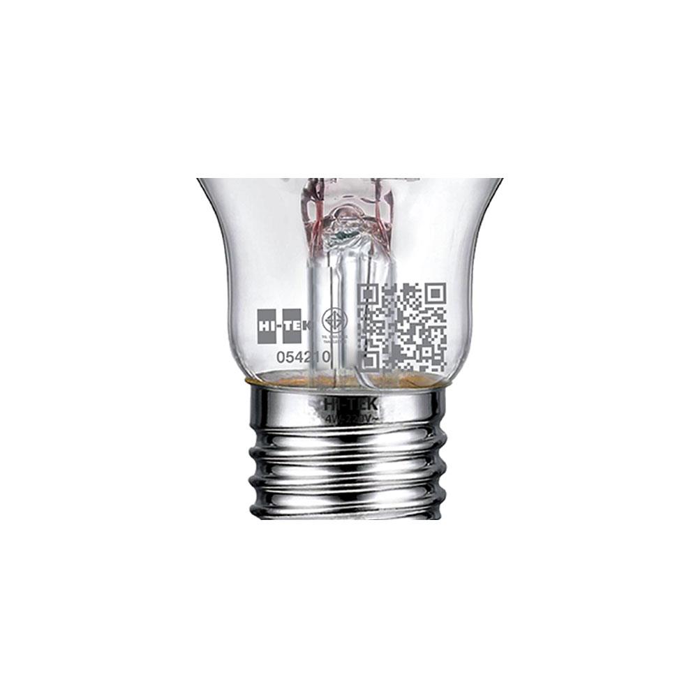 หลอด LED HI-TEK FILAMENT A60 E27 4 วัตต์ WARMWHITE