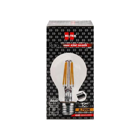 หลอด LED HI-TEK FILAMENT A60 E27 4 วัตต์ WARMWHITE_1