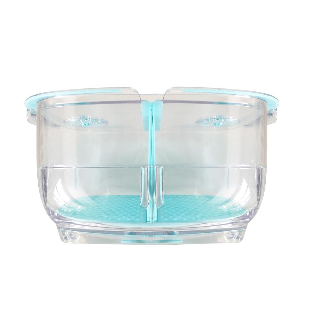 กล่องจัดเก็บในตู้เย็น KECH DUO FRESH KEEPER สีฟ้า