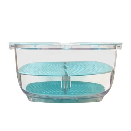 กล่องจัดเก็บในตู้เย็น KECH DUO FRESH KEEPER สีฟ้า_0