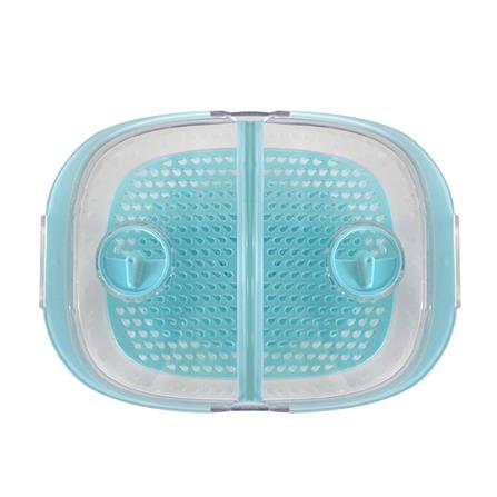 กล่องจัดเก็บในตู้เย็น KECH DUO FRESH KEEPER สีฟ้า_1