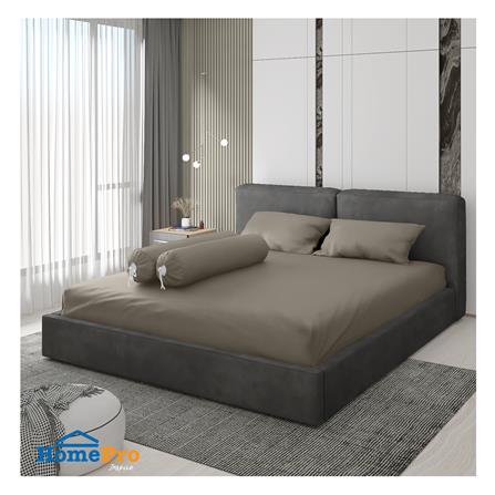 ชุดผ้าปูที่นอน 6 ฟุต 5 ชิ้น HOME LIVING STYLE CLINIC สีเทา_0