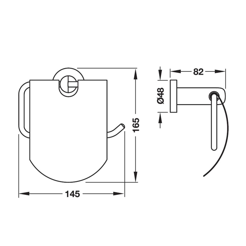 ที่ใส่กระดาษ 495.80.023 โครม