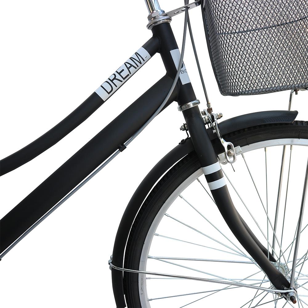 จักรยานแม่บ้าน 24 นิ้ว JOY BICYCLE DREAM สีดำ