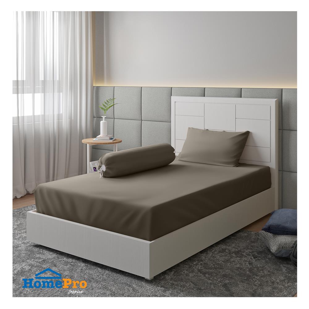 ชุดผ้าปูที่นอน 3.5 ฟุต 3 ชิ้น HOME LIVING STYLE CLINIC สีเทา