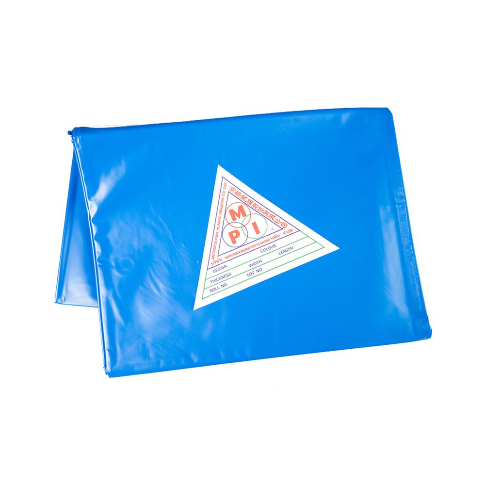 พลาสติก PVC อเนกประสงค์ MPI 3X4 เมตร สีน้ำเงิน (ไม่มีตาไก่)