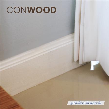 ไม้บัว CONWOOD ลายหลุยส์ หน้า 4 นิ้ว 10X305X1.4 ซม. สีขาวงาช้าง แพ็ก 8 แผ่น_2