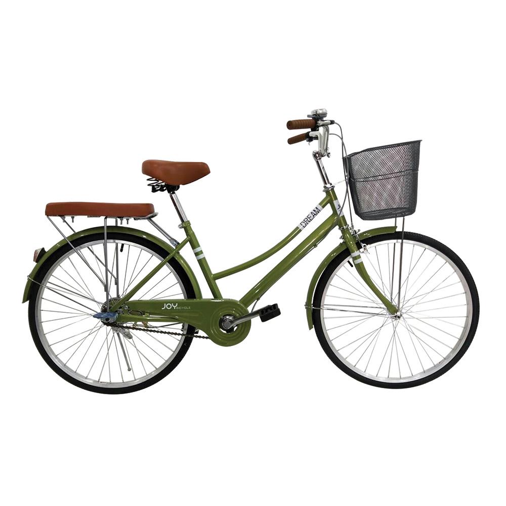 จักรยานแม่บ้าน 24 นิ้ว JOY BICYCLE DREAM สีเขียว