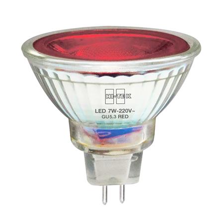 หลอด LED HI-TEK MR16 HI-F 7 วัตต์ สีแดง_0