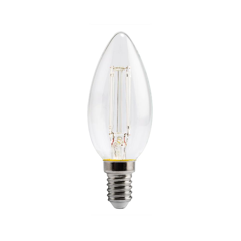 หลอด LED FILAMENT CANDLE 4 วัตต์ สีน้ำเงิน E14