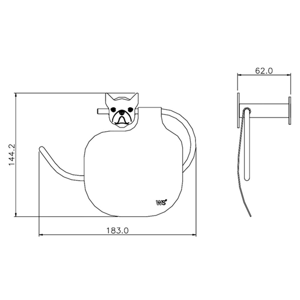 ที่ใส่กระดาษชำระ WS BD-5902 สเตนเลส