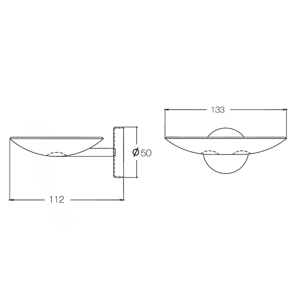 ที่ใส่สบู่ WS GH-9508 สีสเตนเลส