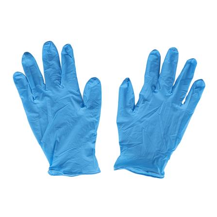 ถุงมือยางไนไตร PARAGON ขนาด L สีฟ้า แพ็ก 20 ชิ้น