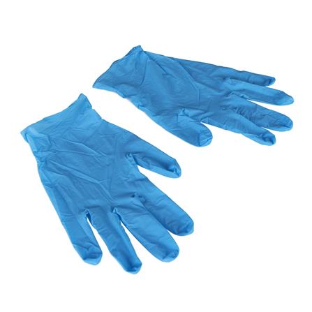 ถุงมือยางไนไตร PARAGON ขนาด L สีฟ้า แพ็ก 20 ชิ้น_1