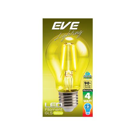 หลอด LED EVE A60 FILAMENT GLS 4 วัตต์ YELLOW E27_1