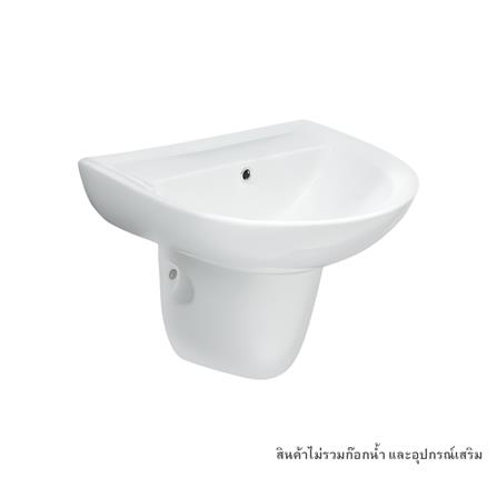 อ่างล้างหน้าพร้อมขาตั้งครึ่ง HAFELE 495.60.966 สีข...