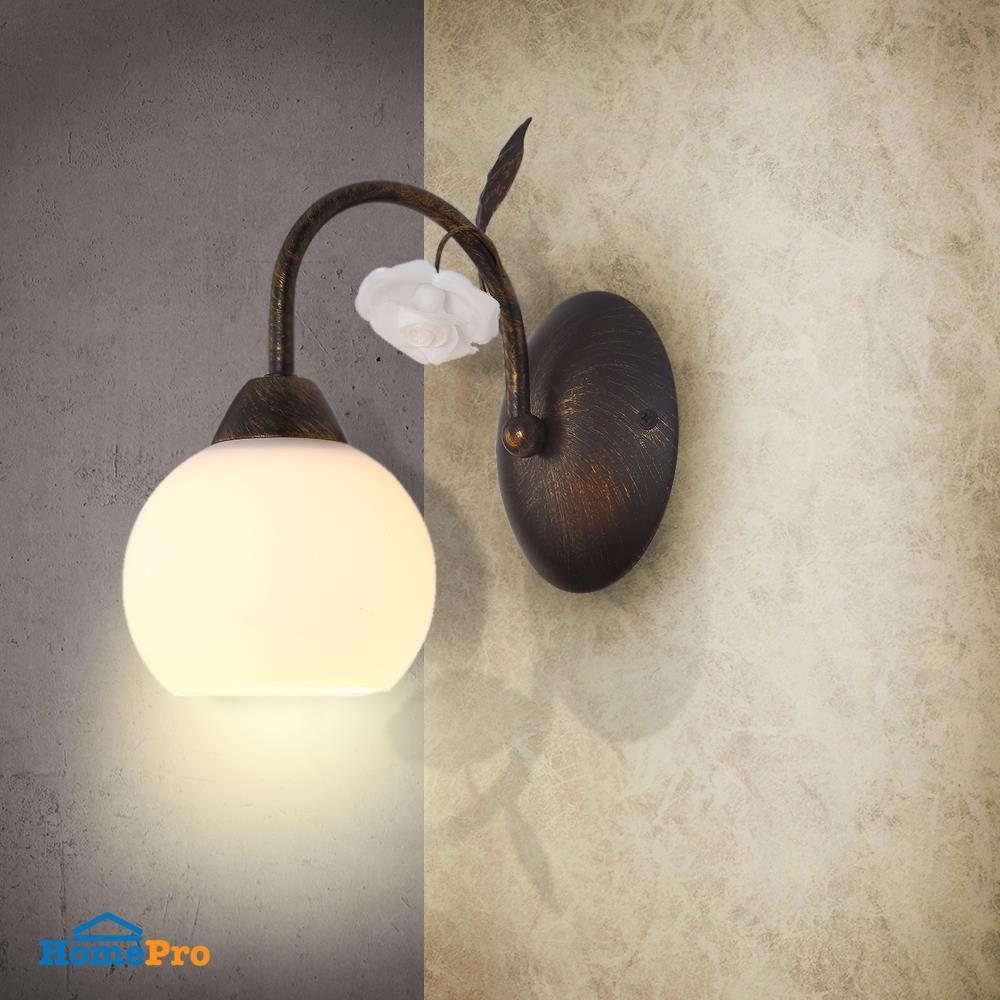 ไฟกิ่งภายใน CARINI W9902-1 สีน้ำตาล 1 หัว