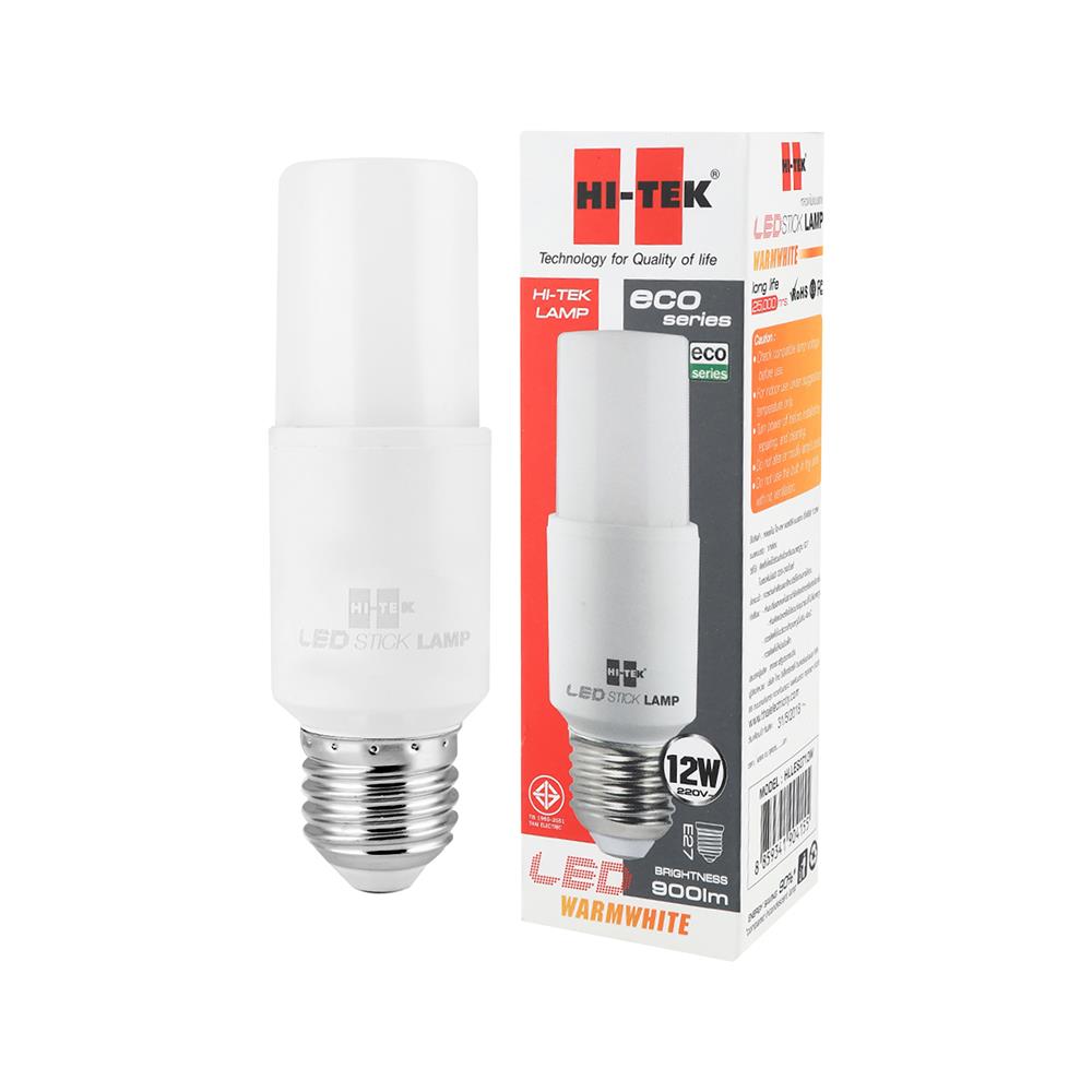 หลอด LED HI-TEK ECO STICK 12 วัตต์ E27 WARMWHITE
