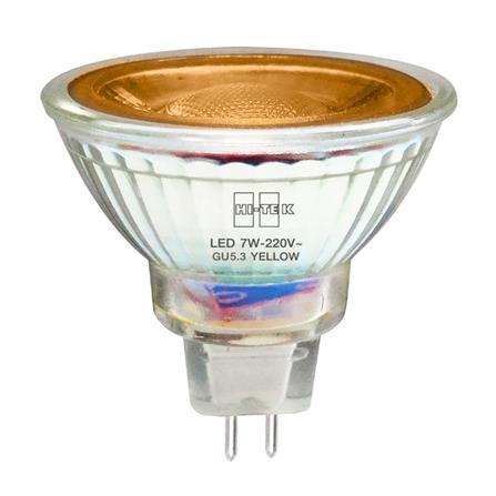 หลอด LED HI-TEK MR16 HI-F 7 วัตต์ สีเหลือง_0