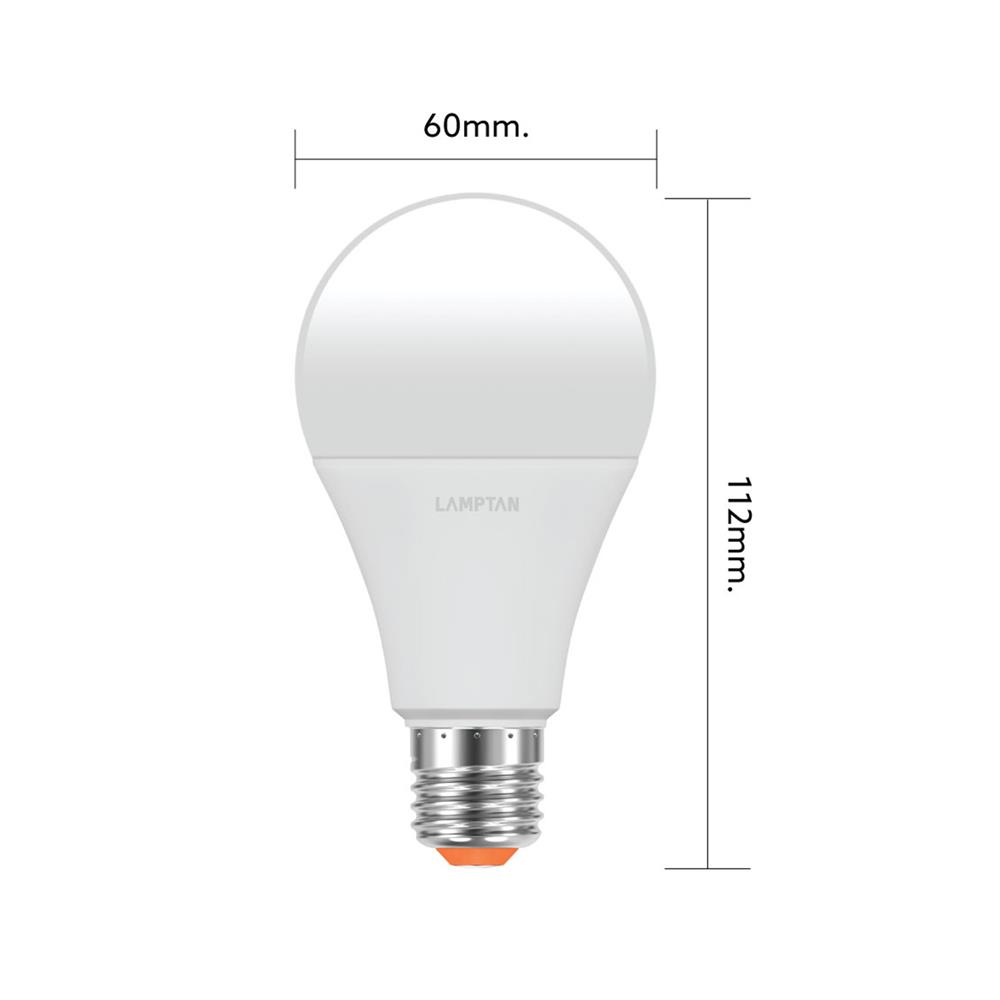 หลอด LED LAMPTAN BULB GLOSS 14 วัตต์ WARM WHITE E27