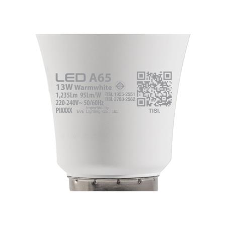 หลอด LED EVE A60 SUPER SAVE 13 วัตต์ WARM WHITE E27_6