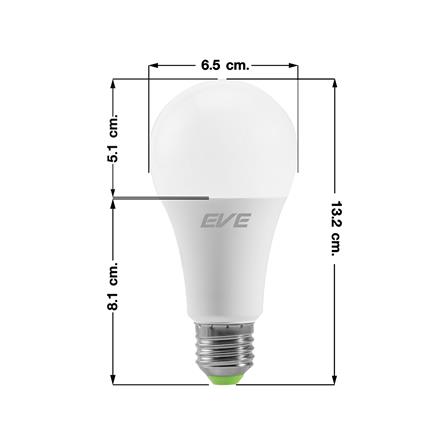 หลอด LED EVE A60 SUPER SAVE 13 วัตต์ WARM WHITE E27_5
