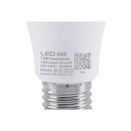 หลอด LED EVE A60 13 วัตต์ COOL WHITE E27_4