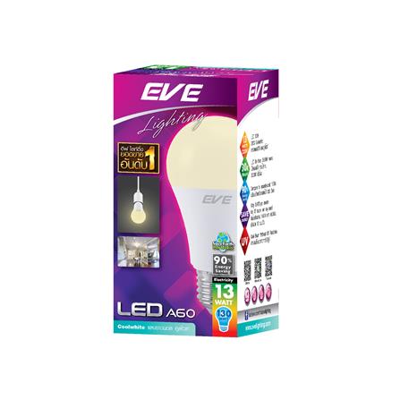 หลอด LED EVE A60 13 วัตต์ COOL WHITE E27_2