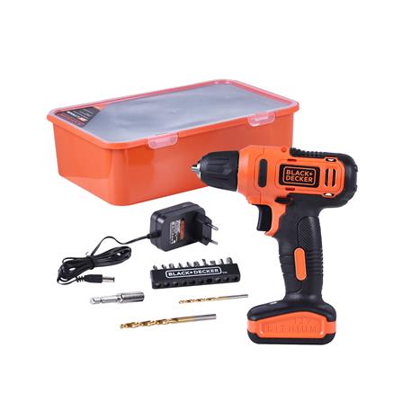 สว่านไร้สาย (พร้อมแบตเตอรี่) BLACK&DECKER LD12SP-B1 12 โวลต์_2