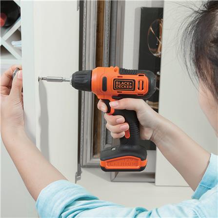 สว่านไร้สาย (พร้อมแบตเตอรี่) BLACK&DECKER LD12SP-B1 12 โวลต์_6
