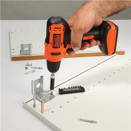 สว่านไร้สาย (พร้อมแบตเตอรี่) BLACK&DECKER LD12SP-B1 12 โวลต์_7